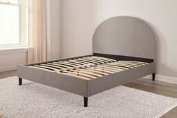 Rackhams Roma Arch Grey Upholstered Bed Frame - King - thumbnail 5