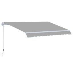 Rackhams Retractable Awning for Door & Window Garden Shelter Canopy 3 x 2m - 295cm x 200cm x 150cm - thumbnail 2