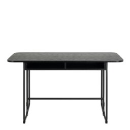 Rackhams Darlington  Dining Table in Black - Black - No - Black - thumbnail 2
