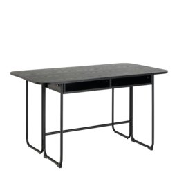 Rackhams Darlington  Dining Table in Black - Black - No - Black - thumbnail 1