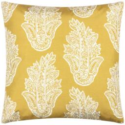 Rackhams Kalindi Paisley Outdoor Cushion Cover - Saffron - 43cm x 43cm - Saffron - 100% Polyester