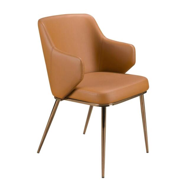 Rackhams Brown Leatherette Chair 4162 - image 1