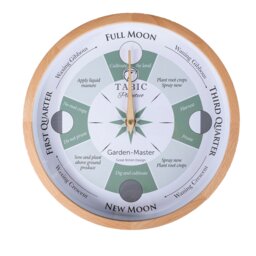 Rackhams Moon Gardening clock - Planeteco Garden Master, the Best gardening tool for any Gardener - Natural Stain - thumbnail 2