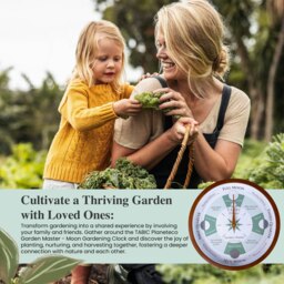 Rackhams Moon Gardening clock - Planeteco Garden Master, the Best gardening tool for any Gardener - Natural Stain - thumbnail 6