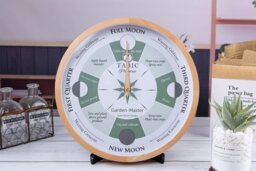 Rackhams Moon Gardening clock - Planeteco Garden Master, the Best gardening tool for any Gardener - Natural Stain