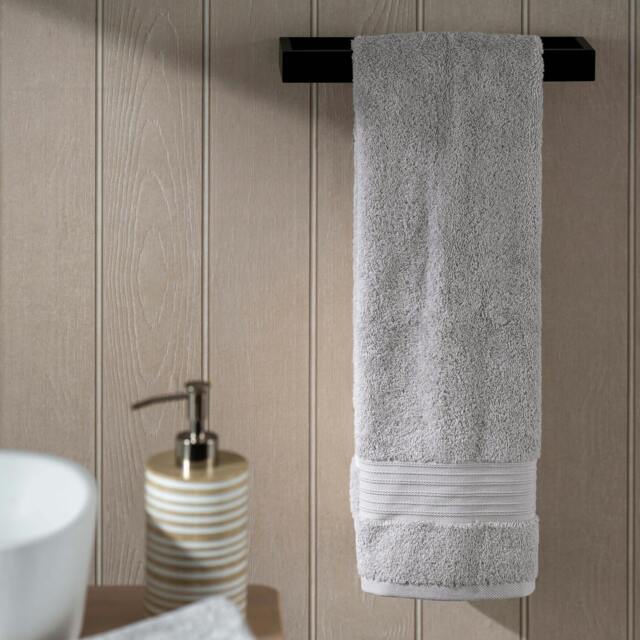 Rackhams Light Grey Egyptian Cotton Hand Towel - Pair - image 1