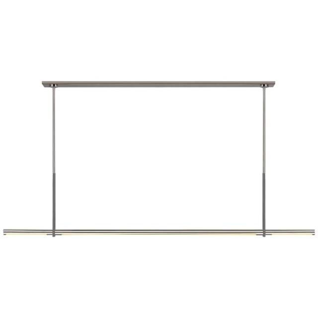 Rackhams Axis Large Linear Pendant Light - Polished Nickel - image 1