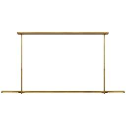 Rackhams Axis Large Linear Pendant Light - Polished Nickel - thumbnail 2