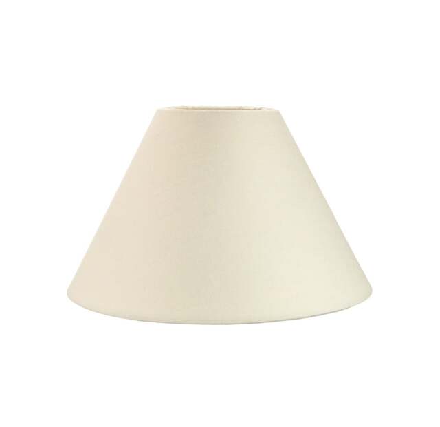 "Rackhams Traditional 8"" Cream Cotton Coolie Lampshade Suitable for Table Lamp or Pendant" - image 1
