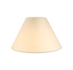 "Rackhams Traditional 8"" Cream Cotton Coolie Lampshade Suitable for Table Lamp or Pendant" - thumbnail 2