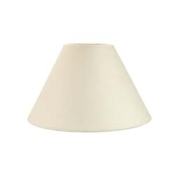 "Rackhams Traditional 8"" Cream Cotton Coolie Lampshade Suitable for Table Lamp or Pendant"