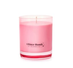 Rackhams Pink Cosmos - Glitter Bomb™ Gift Candle Blackcurrant, Vanilla & Jasmine 230G - thumbnail 1
