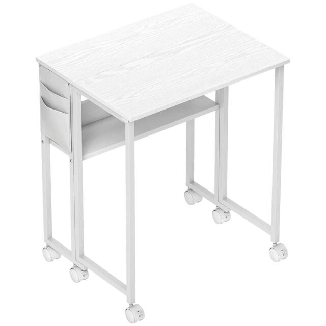 Rackhams 63 cm Drop Leaf Writing Work Desk - White