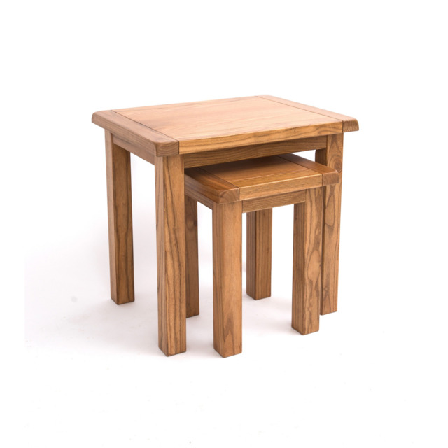 Rackhams Nest of Tables - Set of 2 Tables - Light Brown - image 1