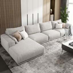 Rackhams Frances Three Seater Corner, Four Seater Corner Sofa, Cotton Linen - Others ( Contact Us ) - Four Seater Corner 350cm - Right Hand Facing - thumbnail 4