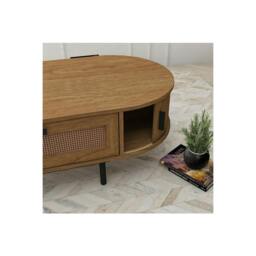 Rackhams LV55 Coffee Table, Light Oak - One Size - One Size - thumbnail 3