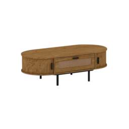 Rackhams LV55 Coffee Table, Light Oak - One Size - One Size - thumbnail 2