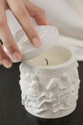 Rackhams Advanced Retro Cameo Scented Candle Home Fragrance Aromatherapy Decoration - White - thumbnail 5