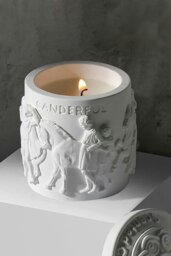 Rackhams Advanced Retro Cameo Scented Candle Home Fragrance Aromatherapy Decoration - White - thumbnail 1