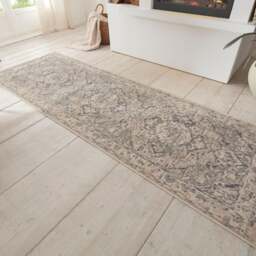 Rackhams Terrain Designer Shortpile Cream Grey Rug - 200X280 cm - thumbnail 6