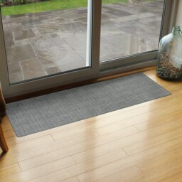 Rackhams Elegance Machine Washable Indoor Runner Mat Grey, 50x150cm, Grey - thumbnail 6