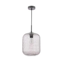 Rackhams Quinna 1-Light Smoked Glass Pendant - thumbnail 4