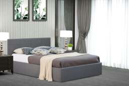 Rackhams Gas Lift Ottoman Bed Frame - Innovative & Space-Efficient Design for Your Bedroom - Mocha - 5ft - thumbnail 2