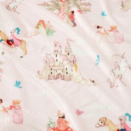 Rackhams Fairytale Cosy Fleece Blanket Throw Pink - 150 x 200 cm - Pink - thumbnail 2
