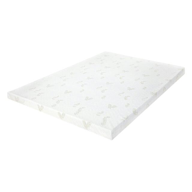 Rackhams Mattress Topper Memory Foam Double Dual Layer Pressure Relief Anti Slip - image 1