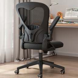 Rackhams Iara Office Chair - Pink ( With White Legs ) - thumbnail 3