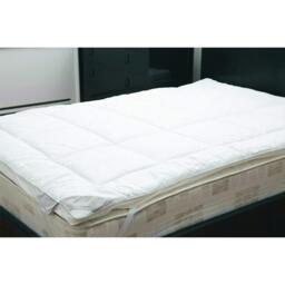 Rackhams Mulberry Silk Mattress Topper - White - Double - White - 80% Polyester/20% Silk