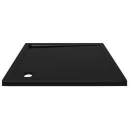 Rackhams Square ABS Shower Base Tray Black 90x90 cm - thumbnail 3