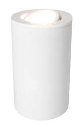 Rackhams White Gloss GU10 Floor or Table Lamp Uplighter with Tilt Capability - thumbnail 1