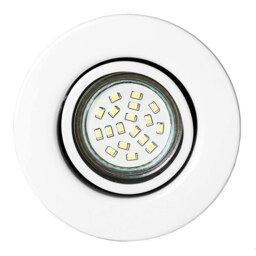 Rackhams White Gloss GU10 Floor or Table Lamp Uplighter with Tilt Capability - thumbnail 4