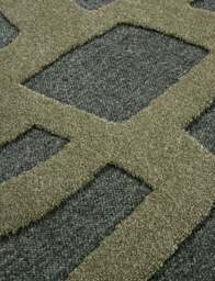 Rackhams Therese Short Pile Green Rug - 160X230 cm - thumbnail 2