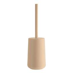 Rackhams Sand Plastic Freestanding Toilet Brush and Holder - thumbnail 1