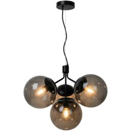 Rackhams Ivona 4-Spot - Ceiling pendant - Black - Black - Glass - 1 - thumbnail 3