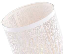 Rackhams Unique and Beautiful Matt White Metal Forest Design Table Lamp with Cable Switch - thumbnail 3