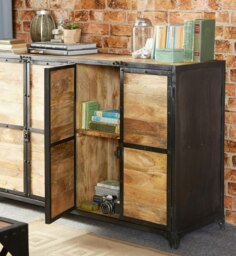 Rackhams Durin Vintage Up cycled Industrial Large Sideboard - Metal - 1 - thumbnail 3