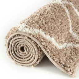 Rackhams Moroccan Beige Shaggy Rug - 720 - 160X230 cm - thumbnail 4