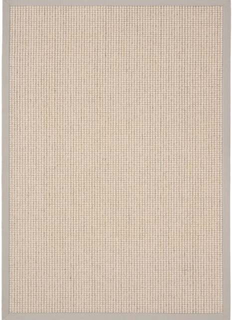 Rackhams Sisal & Wool Grey Rug – Flat-Weave - 160X230 cm - image 1