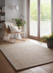 Rackhams Sisal & Wool Grey Rug – Flat-Weave - 160X230 cm - thumbnail 5
