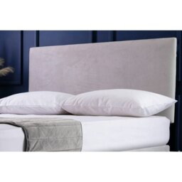 Rackhams Faux Suede Plain Headboard Cover - Cloud - 70cm x 135cm - Cloud - 90% Polyester/10% Spandex - thumbnail 2