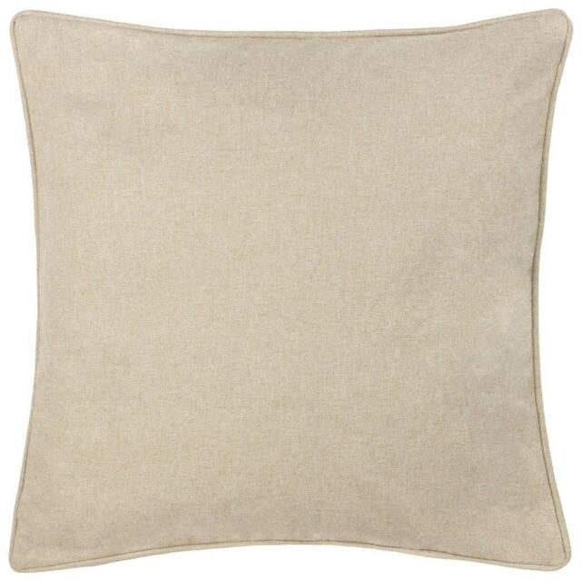 Rackhams Dawn Piping Detail Textured Cushion Cover - Natural - 45cm x 45cm - Natural - 100% Polyester - image 1