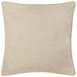 Rackhams Dawn Piping Detail Textured Cushion Cover - Natural - 45cm x 45cm - Natural - 100% Polyester