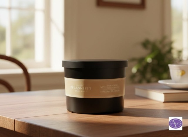 Rackhams No 1 Tobacco & White Wood Scented Candle 283g