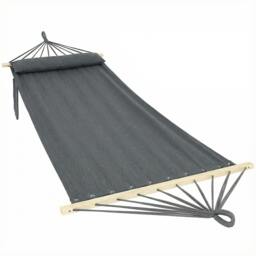 Rackhams Cotton Hammock, Soft Portable Swing Chair w/ Headrest - 270 x 80 cm - Hammock - 1 - thumbnail 2