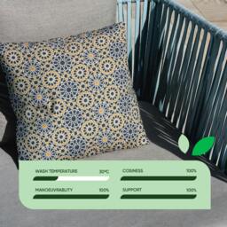 Rackhams Pair of Outdoor Scatter Cushions – Casablanca Design - thumbnail 3