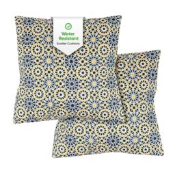 Rackhams Pair of Outdoor Scatter Cushions – Casablanca Design