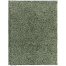 Rackhams Moda Shag-Solid Color Green Plush Soft Pile Rug - 200 x 275 cm - thumbnail 2
